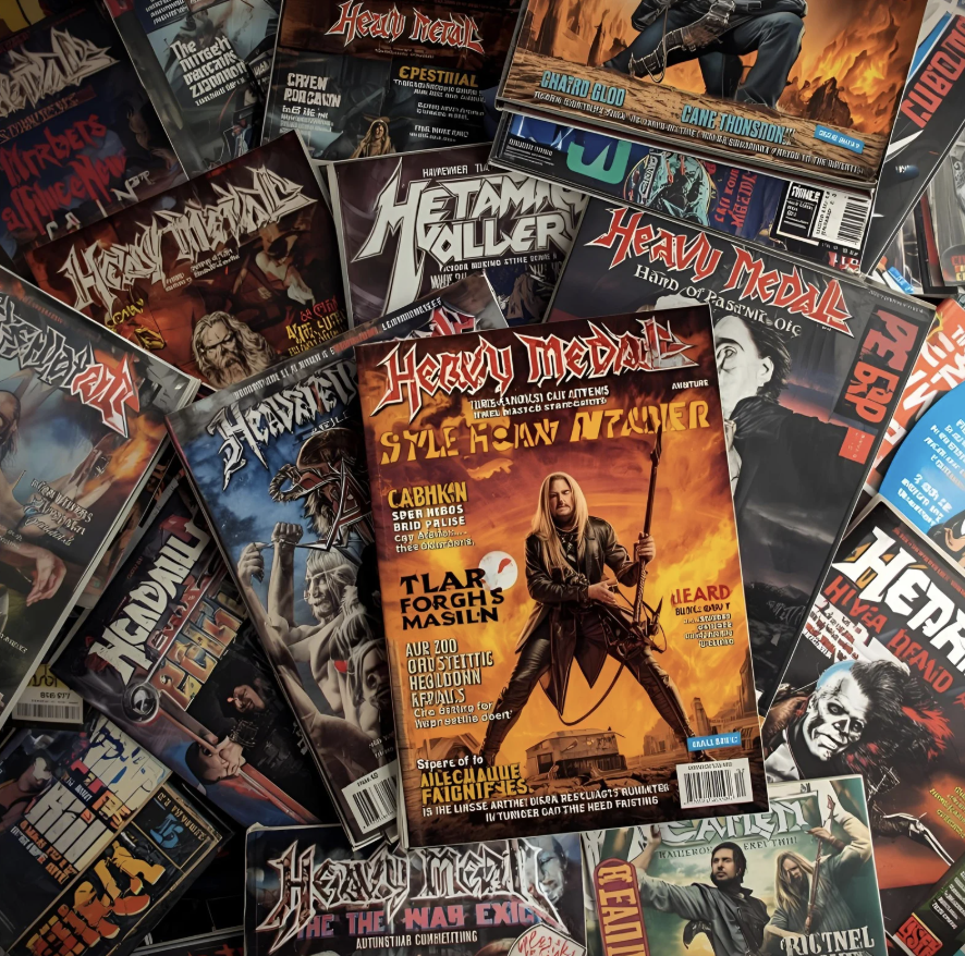 As revistas de rock e heavy metal que influenciaram a&nbsp;gente